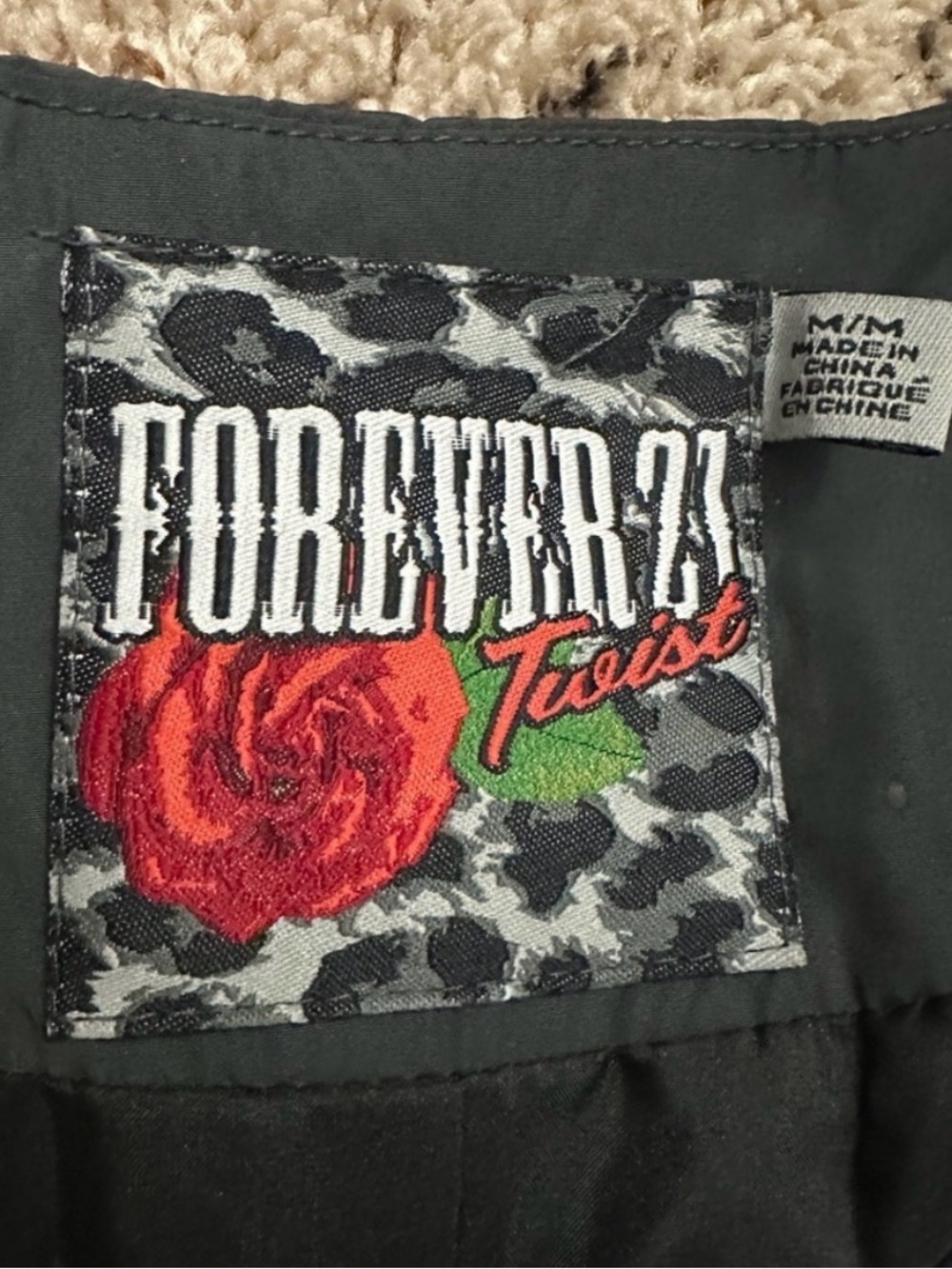 RARE Forever 21 Twist Dark Gray Jacket Dress Limited Edition Tulle Mall Goth - Picture 16 of 16